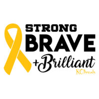 Strong Brave + Brilliant - AS Colour - Kids/Teen Tee Design