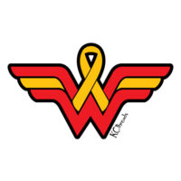 Wonder Women - AS Colour - Wee Tee - Size 000-2 Design