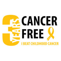 3 Years Cancer Free - AS Colour - Kids/Teen Tee Design