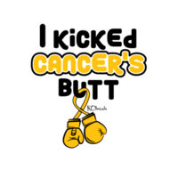 I kicked Cancers Butt! - AS Colour - Mini Me Onesie Design